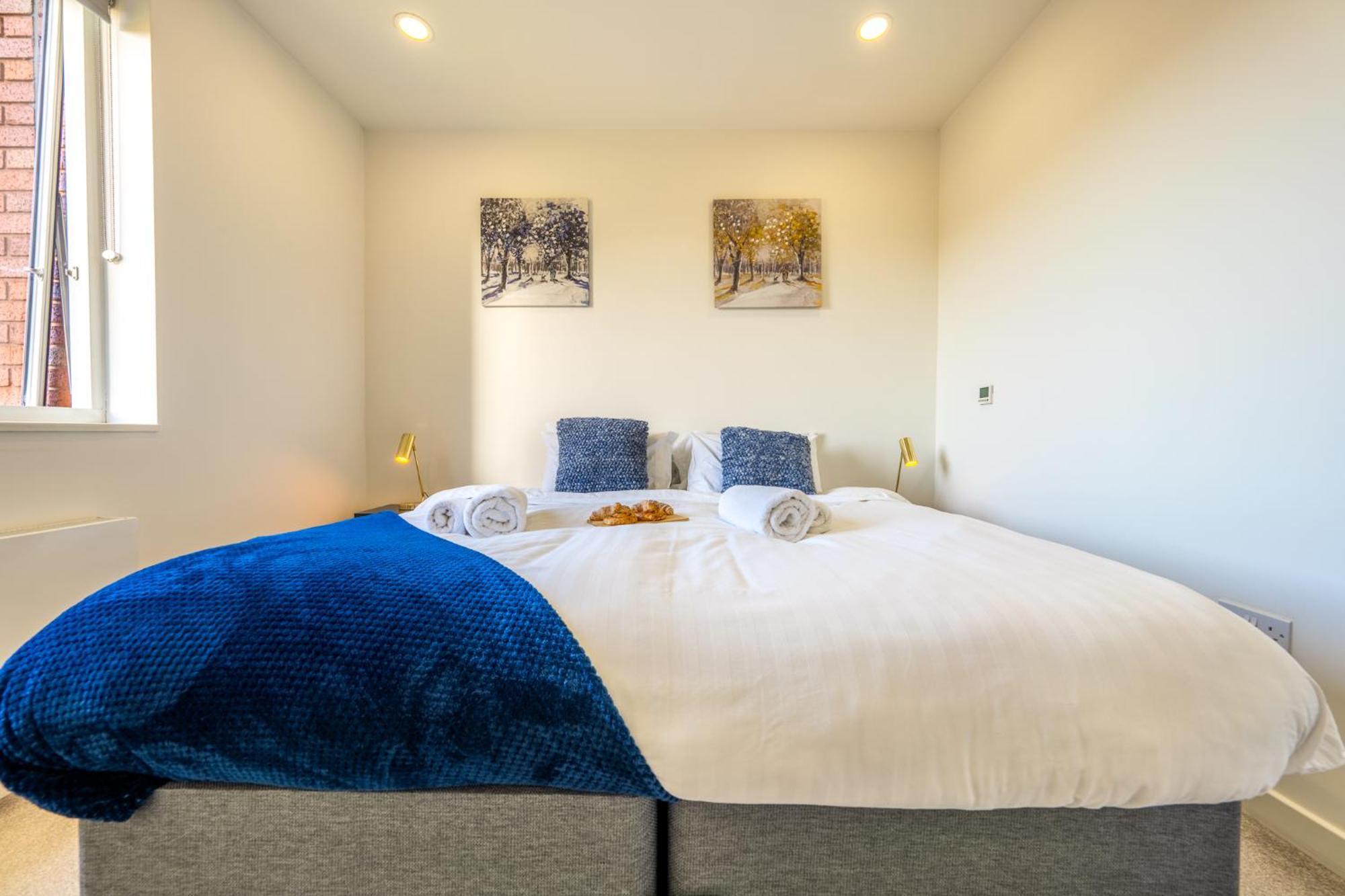 Luxury 1 Bedroom Serviced Apartment With Roof Terrace & Gym Stevenage Zewnętrze zdjęcie