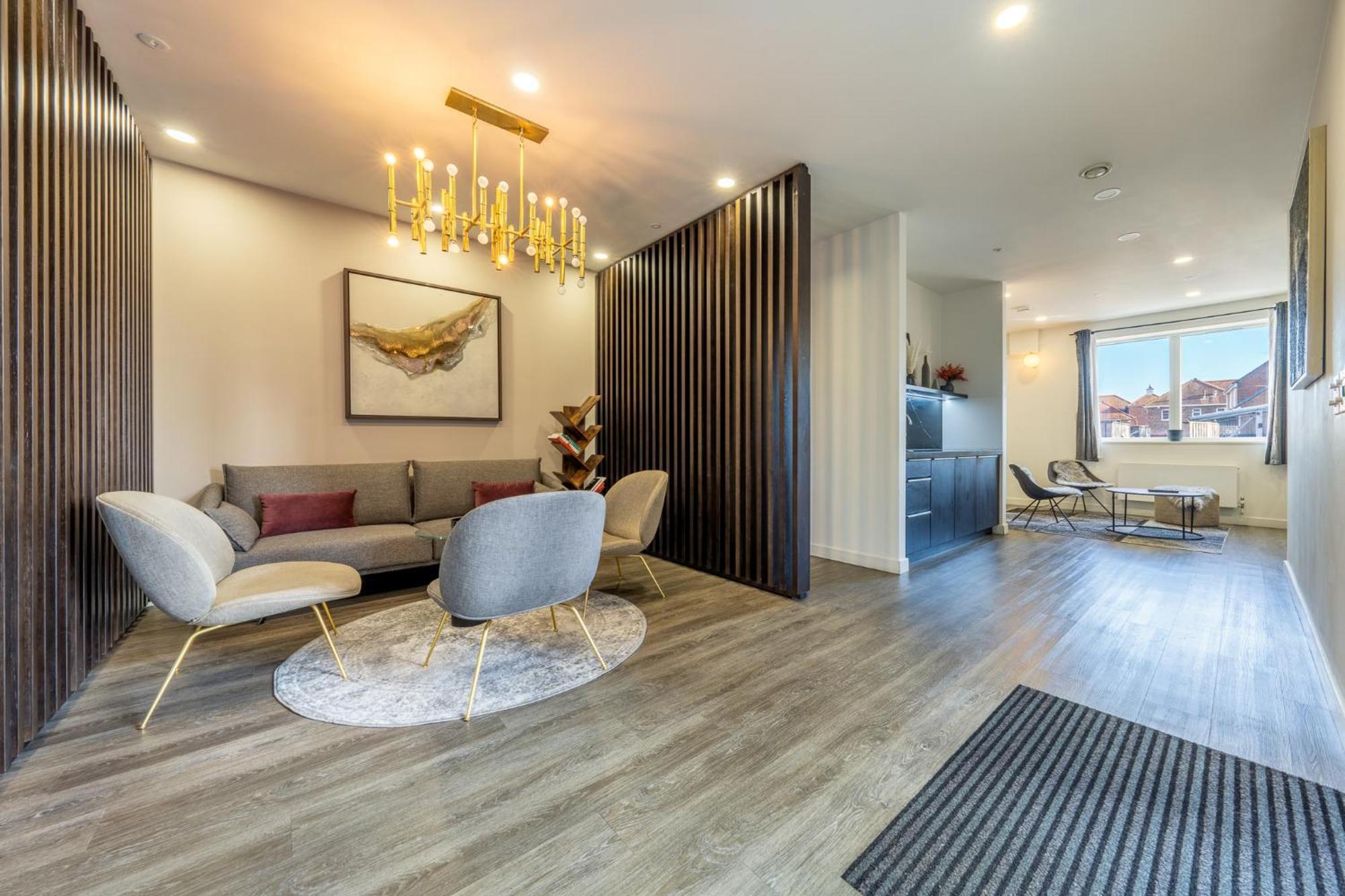 Luxury 1 Bedroom Serviced Apartment With Roof Terrace & Gym Stevenage Zewnętrze zdjęcie